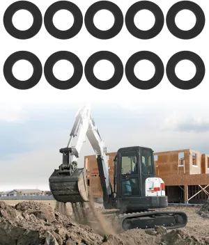 Excavator Bucket Pin Shims Kit 45MM Fit for Bobcat/Case/CAT/Daewoo/Doosan/Hitachi/Hyundai/IHI/JCB/John Deere/Kobelco/Komatsu/Kubota/New Holland/Samsung/Takeuchi/Terex/Volvo, 10 PCS