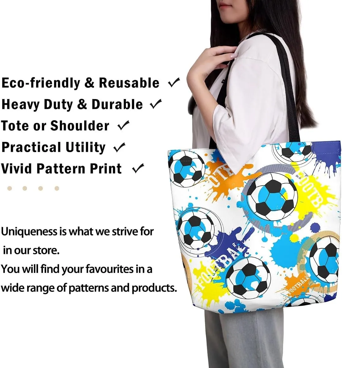 Excavator Canvas Tote Bag Construction Travel Shopping Bag,Cartoon Bear Car Vehicles Dump Truck Handbag