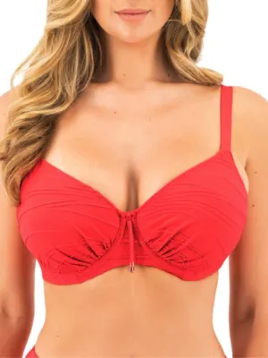 Fantasie Women's Beach Waves Underwire Gathered Full Cup Bikini Top