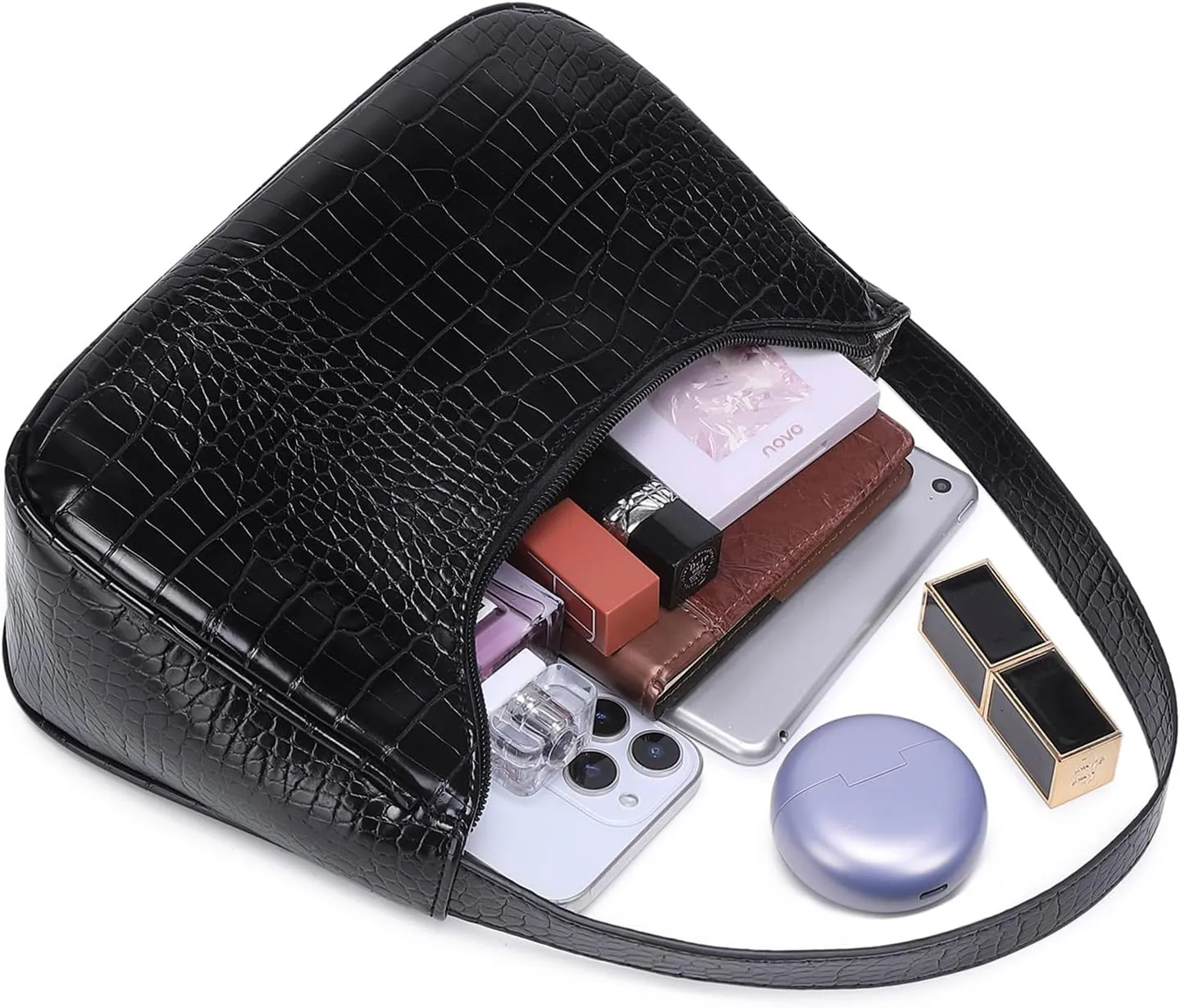 Fashion shoulder Bag for Women's Cute Hobo Tote Handbag Mini Clutch Underarm Purse for Daily Use/Work/Travel/Casual Outings