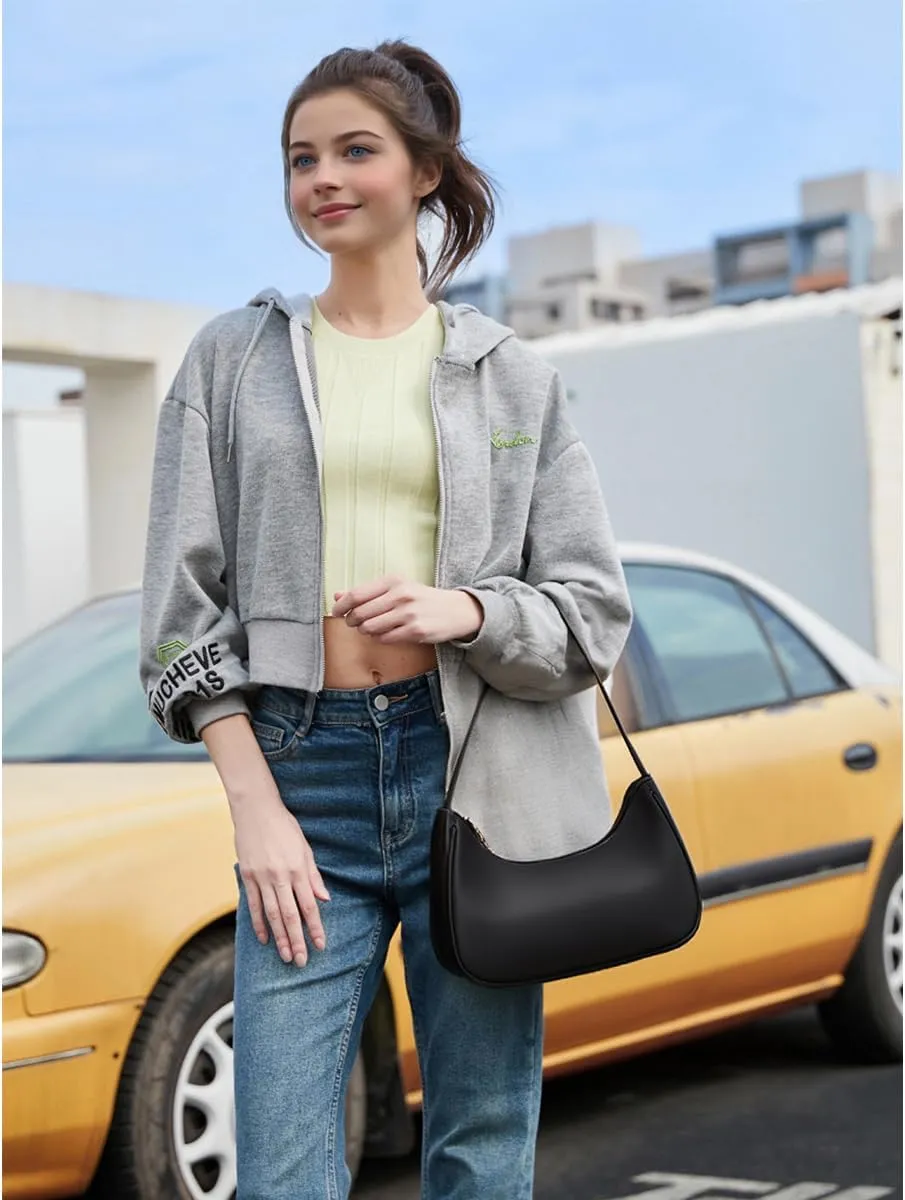 Fashion shoulder Bag for Women's Cute Hobo Tote Handbag Mini Clutch Underarm Purse for Daily Use/Work/Travel/Casual Outings