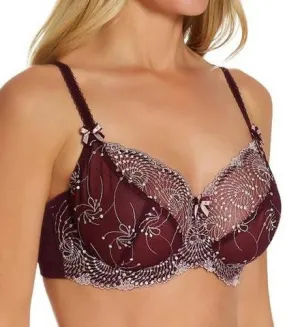 FIT FULLY YOURS Nicole See-Thru Lace Underwire Blossom Lilac Bra (#B2271)