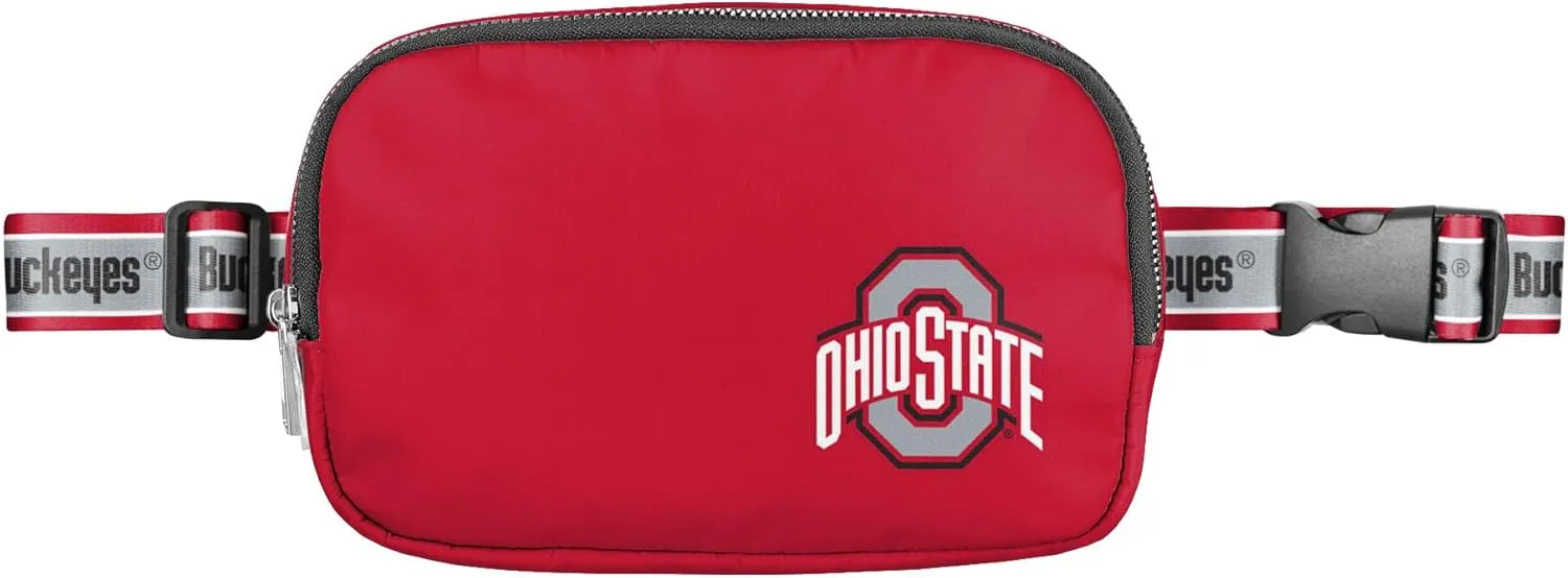 FOCO NCAA College Team Color Wordmark Crossbody Belt Bag