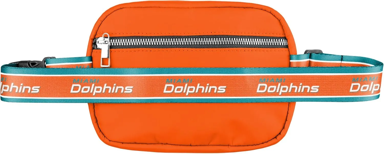 FOCO NFL Unisex-Adult NFL Team Color Wordmark Crossbody Belt Bag