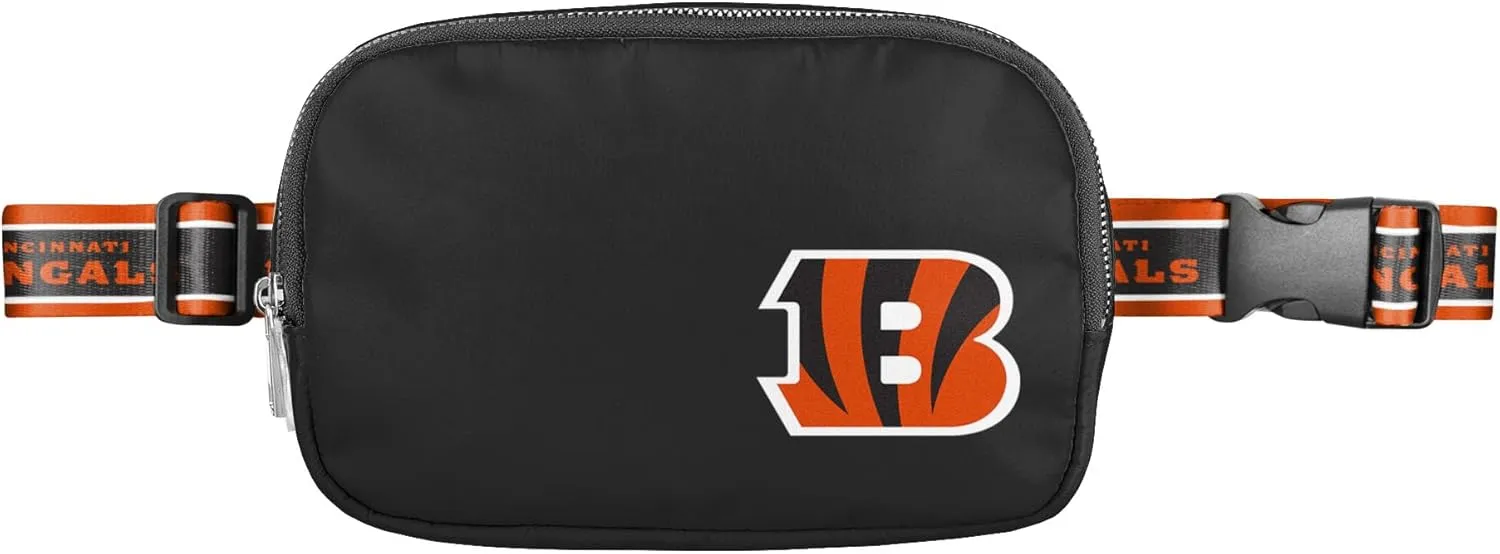 FOCO NFL Unisex-Adult NFL Team Color Wordmark Crossbody Belt Bag