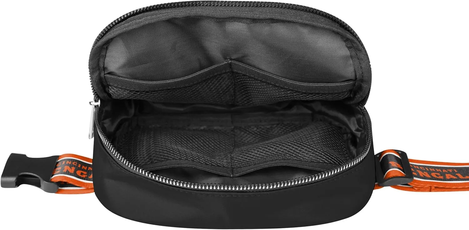 FOCO NFL Unisex-Adult NFL Team Color Wordmark Crossbody Belt Bag