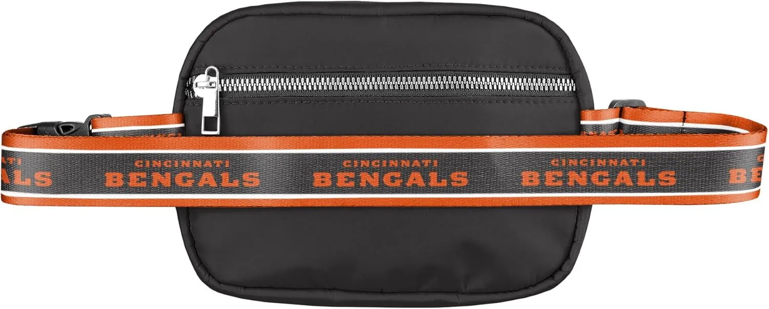 FOCO NFL Unisex-Adult NFL Team Color Wordmark Crossbody Belt Bag