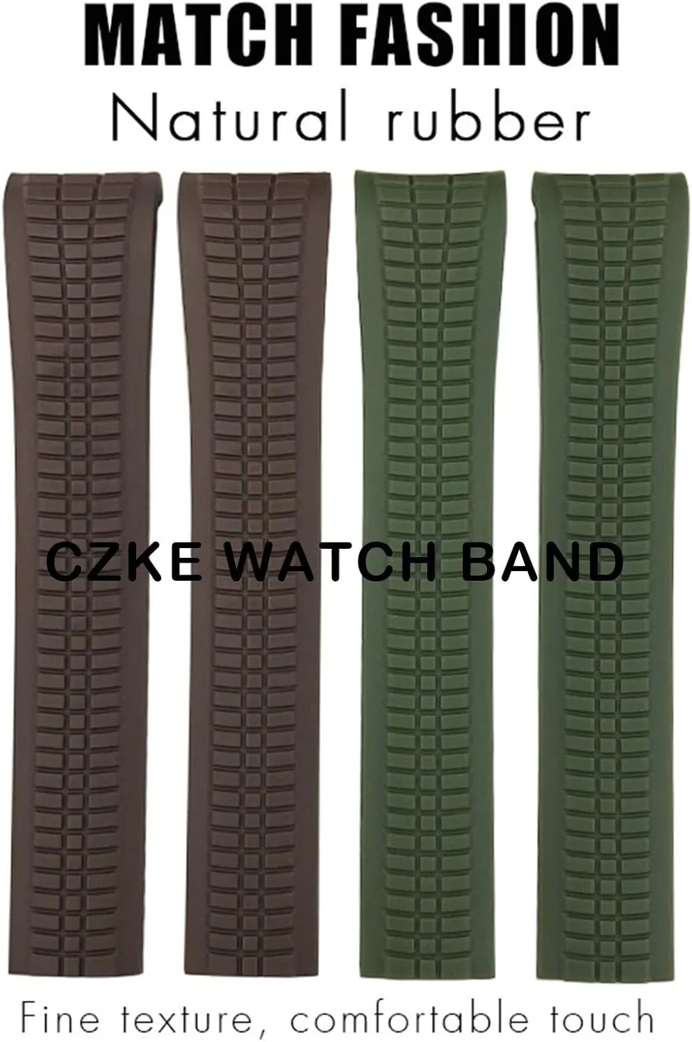 for Patek Philippe Aquanaut 5168G-010 Metal Pins Watch Belt 21mm Rubber Watchband (Color : Green, Size : Silver Buckle)