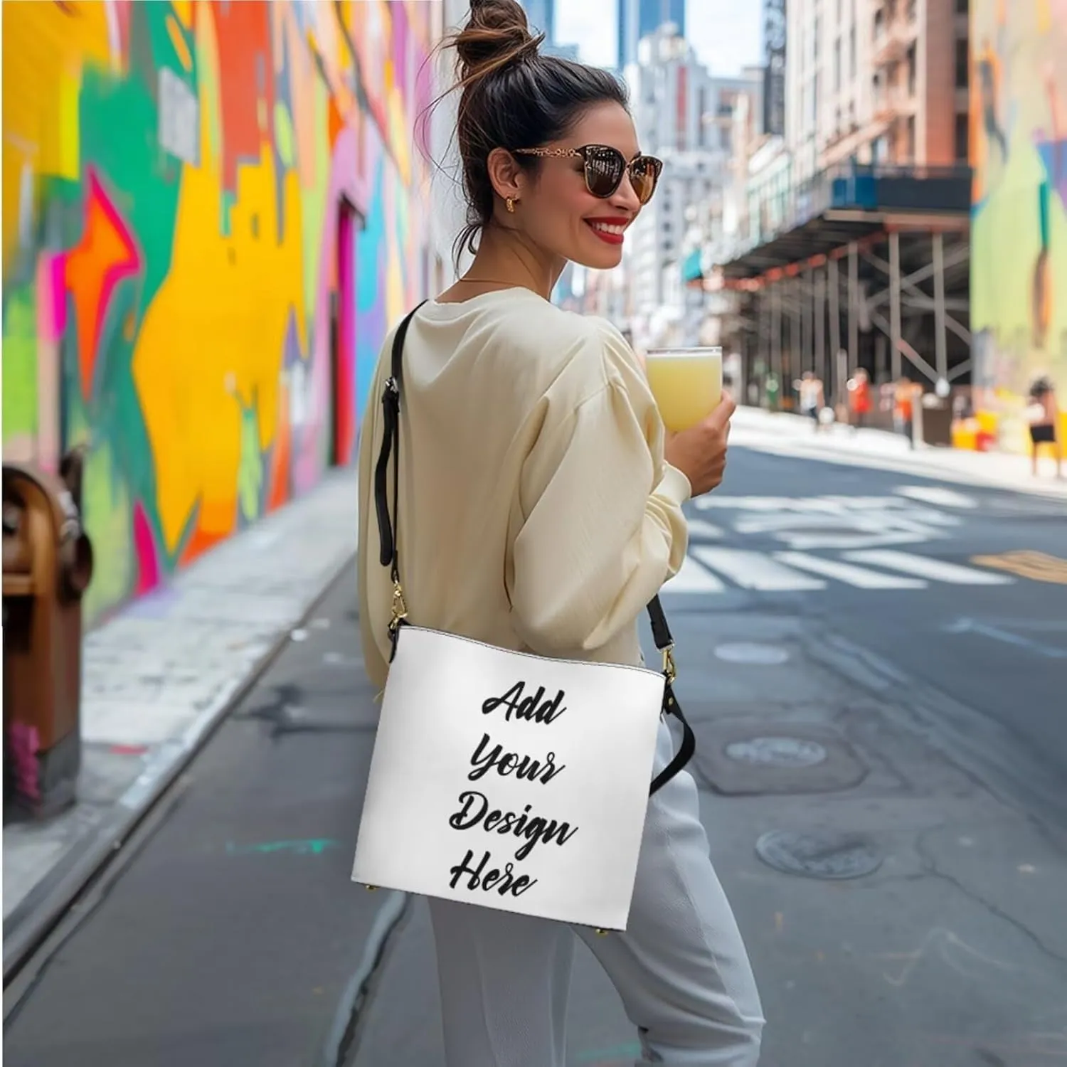 FOR U DESIGNS Leather Shoulder Tote Bags for Women for Work Travel Crossbody Bucket Bag Purses Cute Satchel Handbags Set