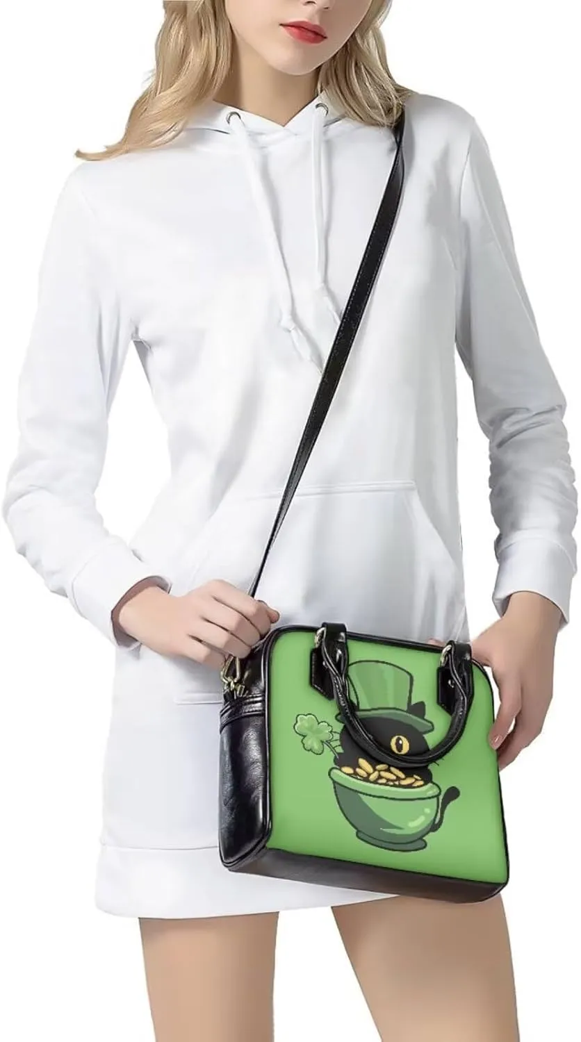 FOR U DESIGNS Purses and Handbags for Women St. Patrick's Day Tote Purse and Wallet Set Leather Crossbody Hobo Satchel Bags