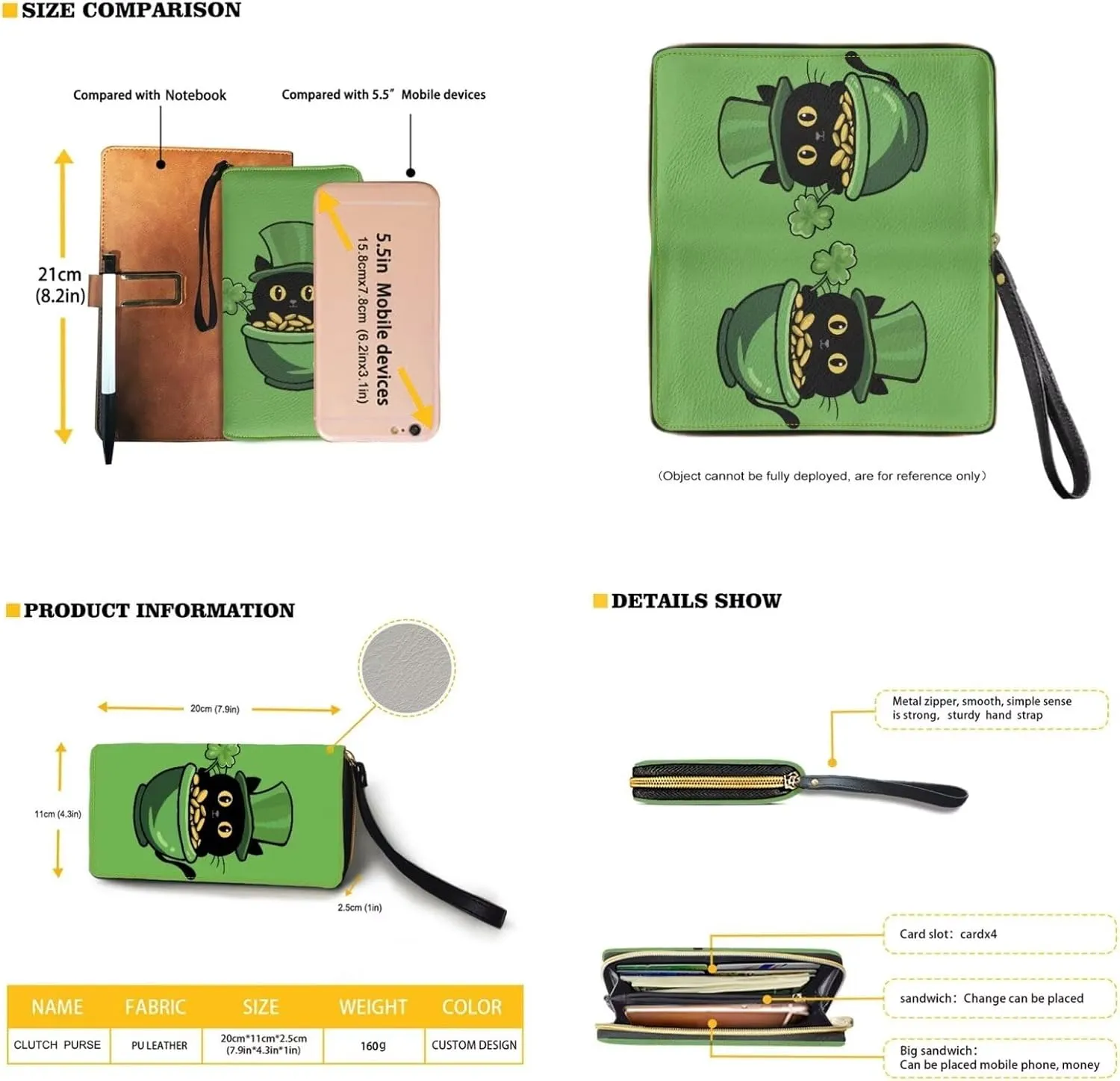 FOR U DESIGNS Purses and Handbags for Women St. Patrick's Day Tote Purse and Wallet Set Leather Crossbody Hobo Satchel Bags