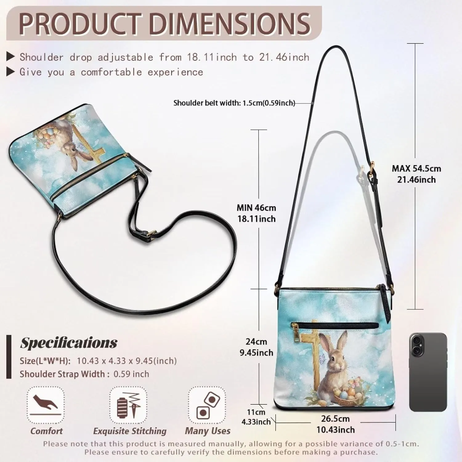 FOR U DESIGNS Travel Crossbody Bags for Women Anti Theft Trendy Shoulder Bags for School Leather Sling Bag