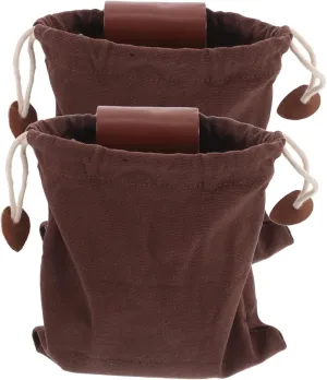 Foraging Tools Fruit Bag Drawstring Large Capacity Waist Belt Pouch for Outdoor Use