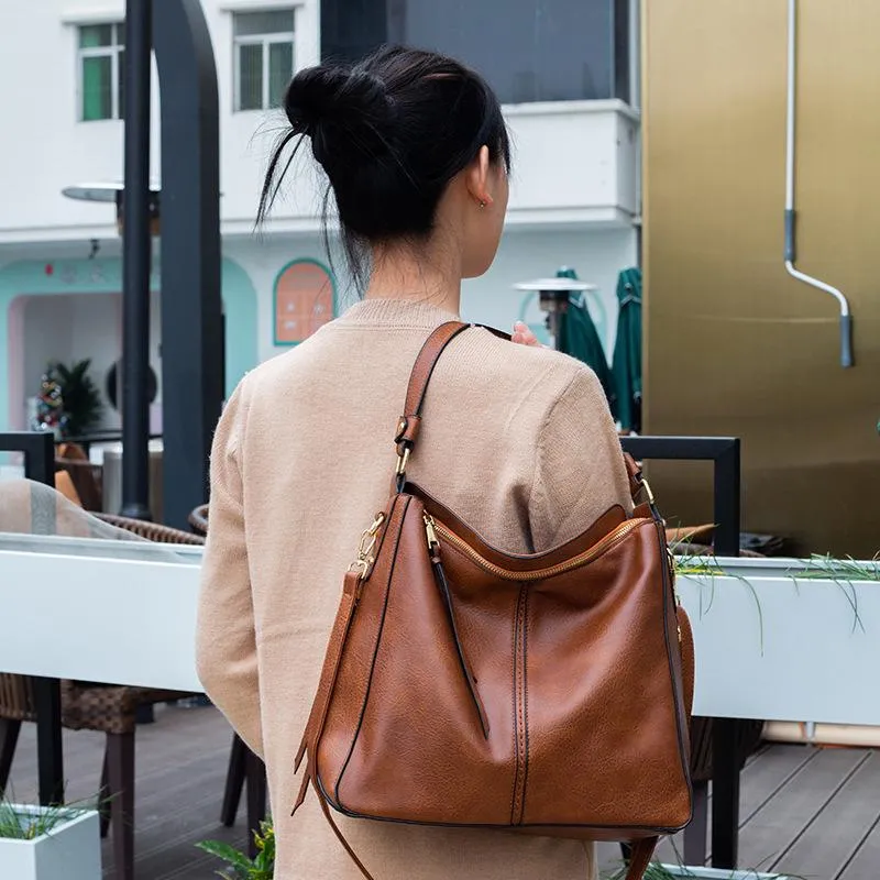 Françoise Bag - Vegan Leather Hobo Handbag