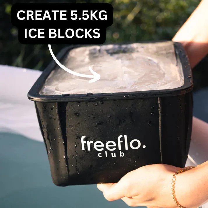 Freeflo XXL Silicone Ice Block Tray (5.5KG Block - 1 Tray)