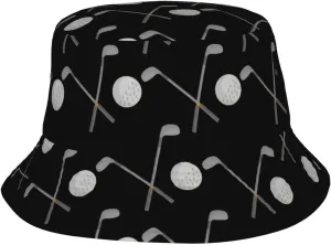 Funny Golf Sports Buckets Hats Travel Beach Sun Hat Packable Cap for Women and Men