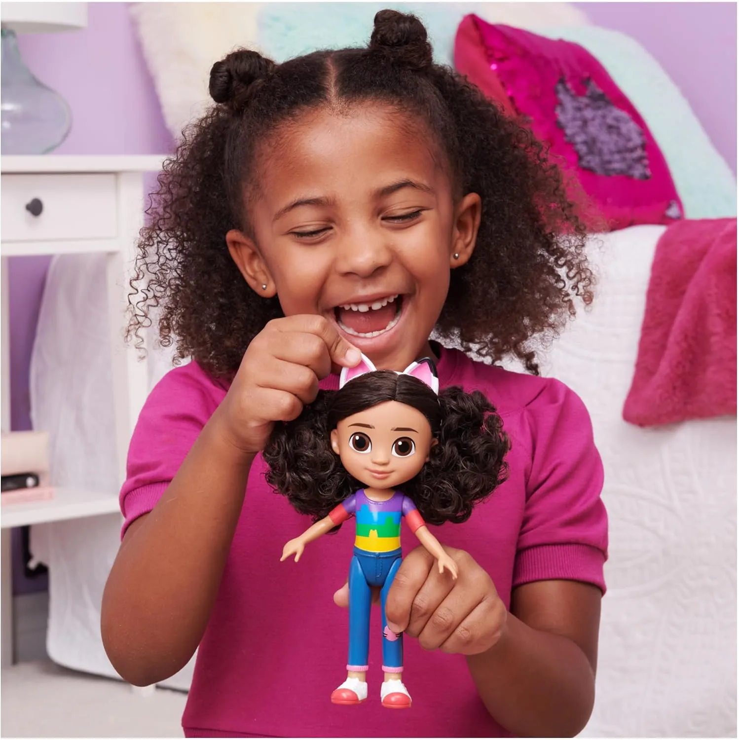 Gabby’s Dollhouse, Gabby Deluxe Craft Dolls and Accessories with Water Pad and Water Brush Pen, Kids Toys for Girls and Boys Ages 3 and up