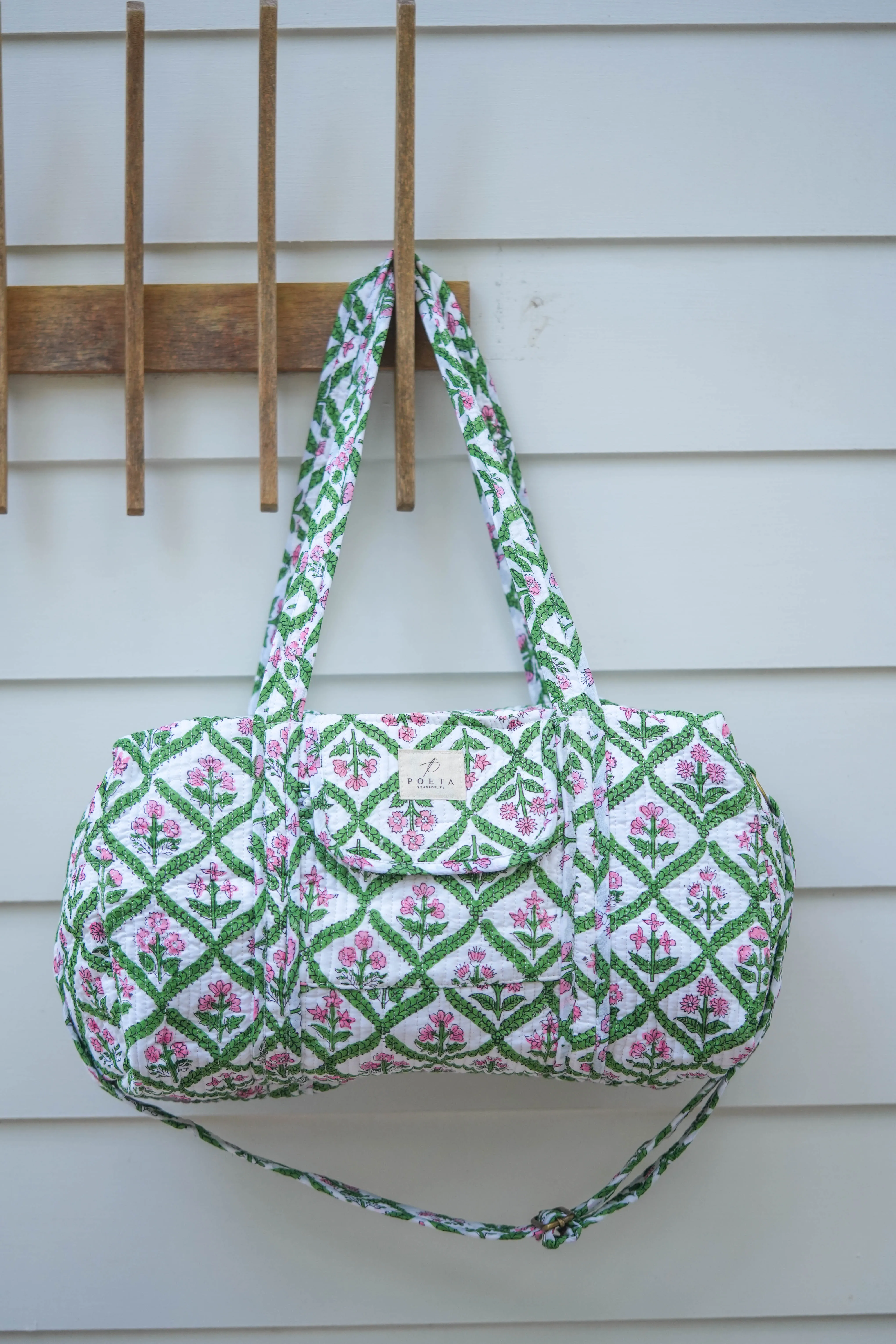 Garden Lattice Duffle Bag