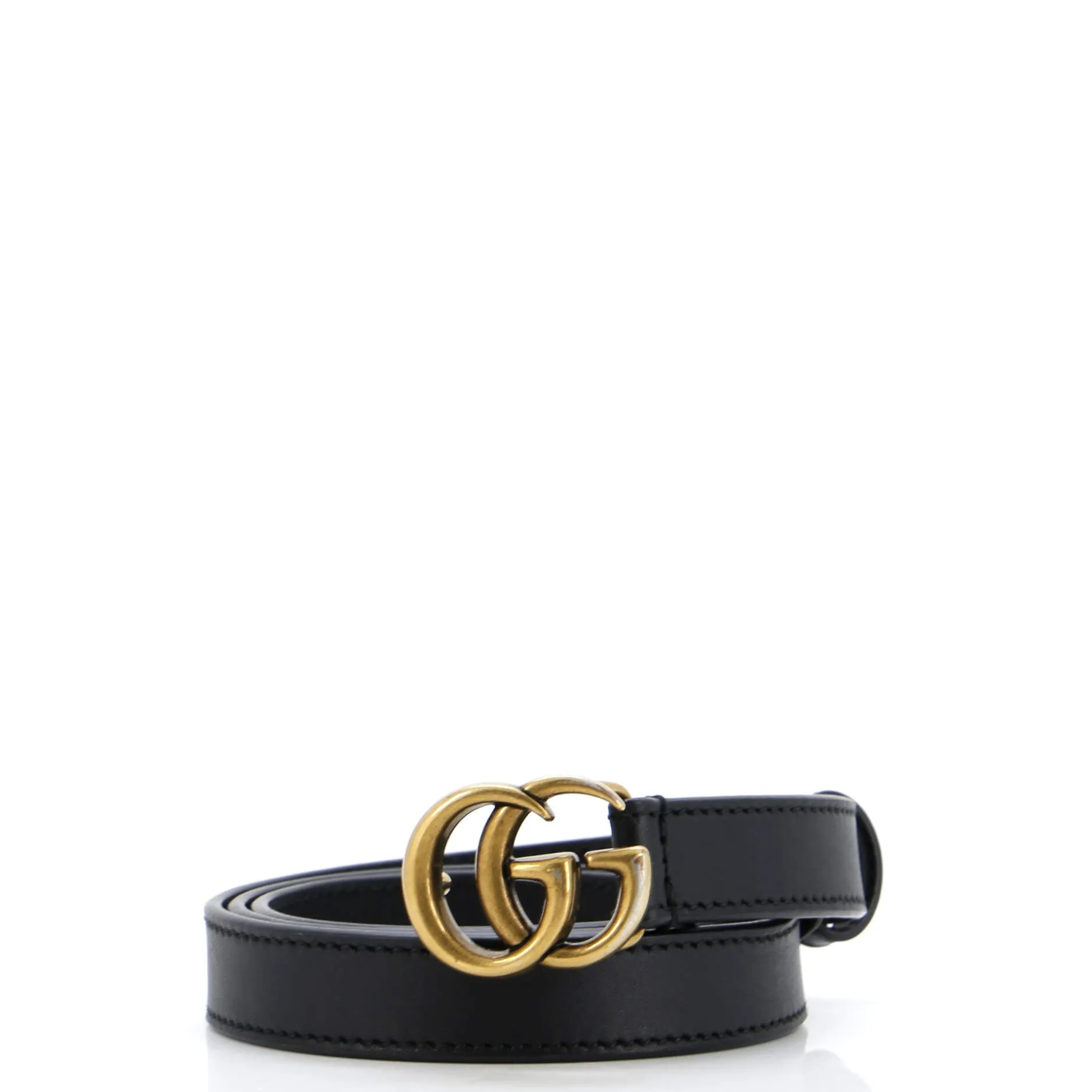 GG Marmont Belt Leather Thin 55