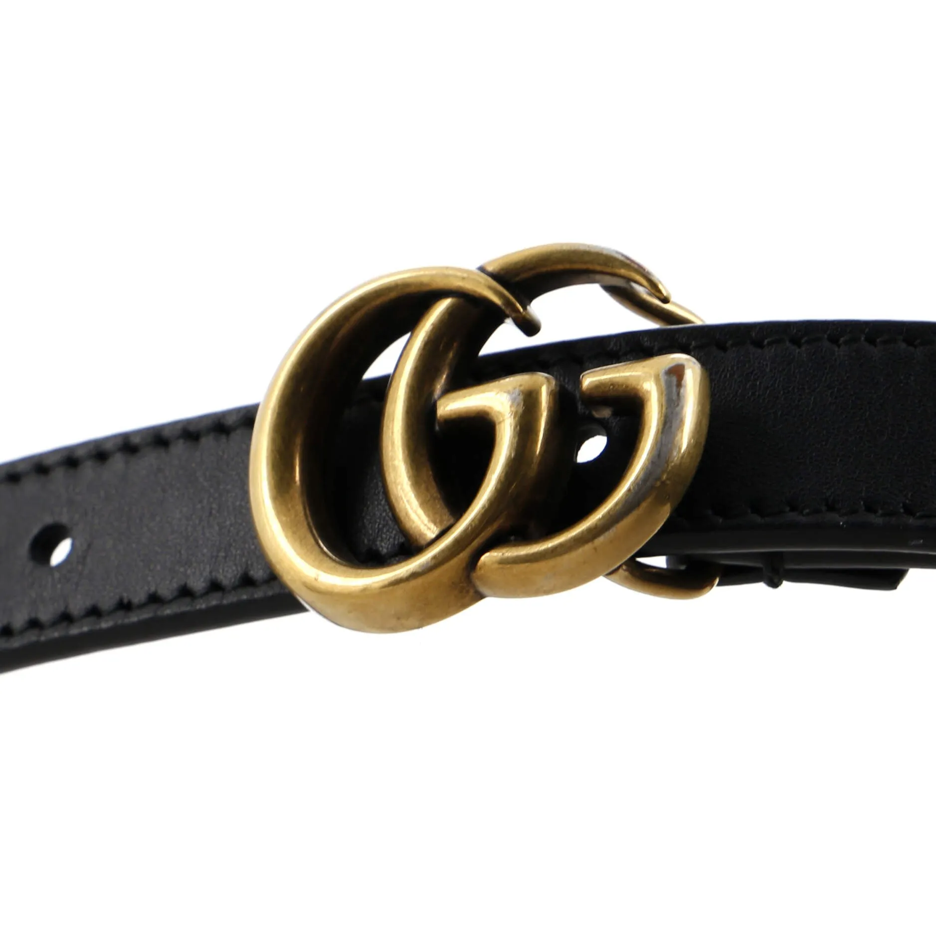 GG Marmont Belt Leather Thin 55