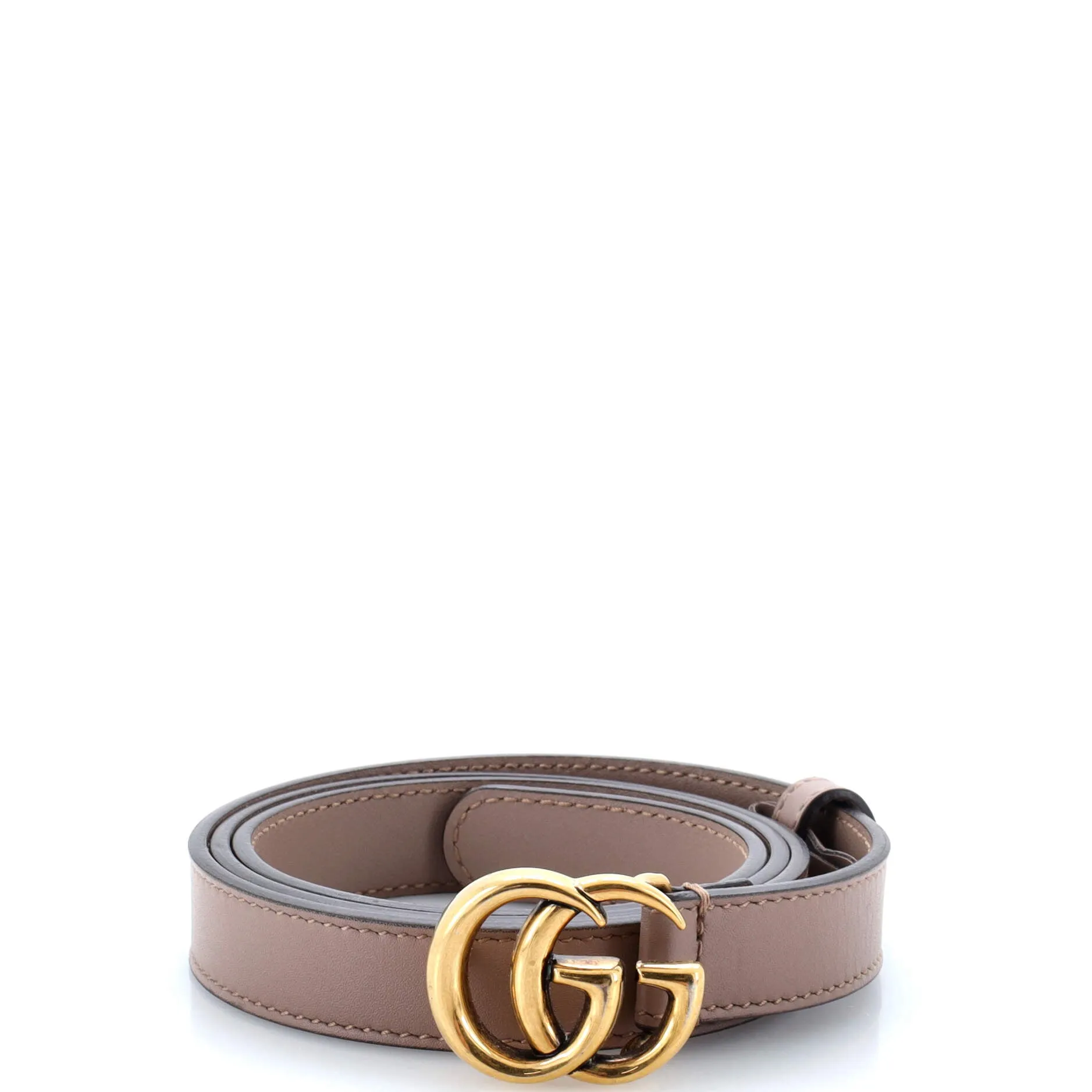 GG Marmont Belt Leather Thin 85
