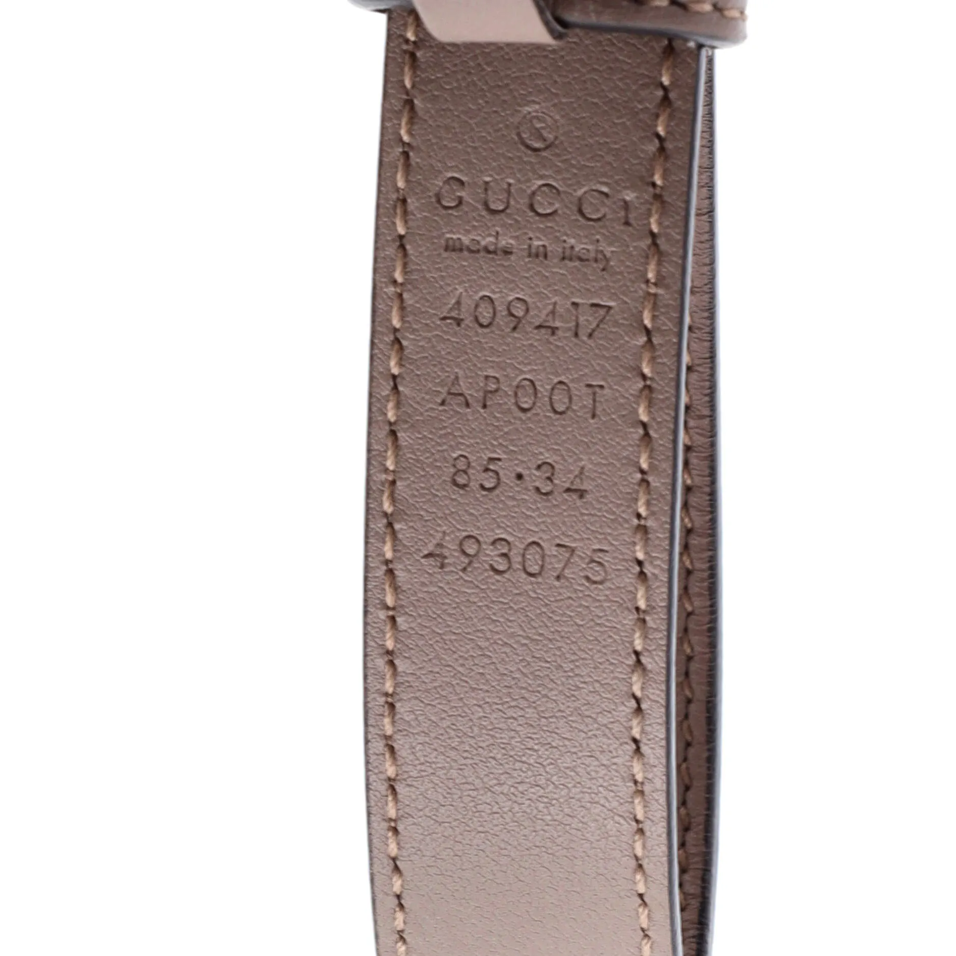 GG Marmont Belt Leather Thin 85