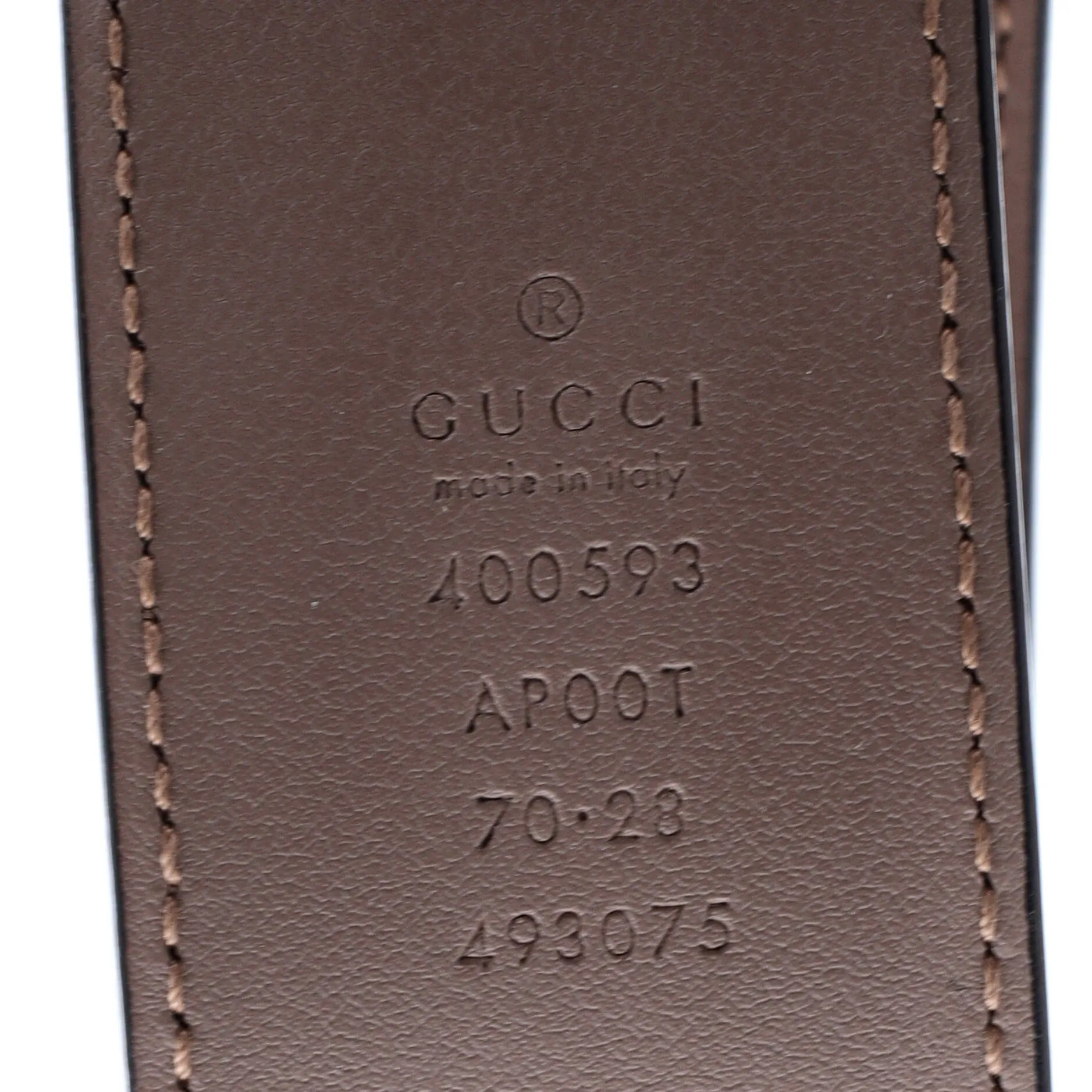 GG Marmont Belt Leather Wide 85