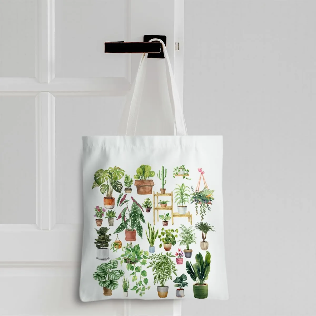 Gifts for Plant Lovers Tote Bag Flowers Beach Bag Insect Pumpkin Fall Halloween Travel Gifts Gardening