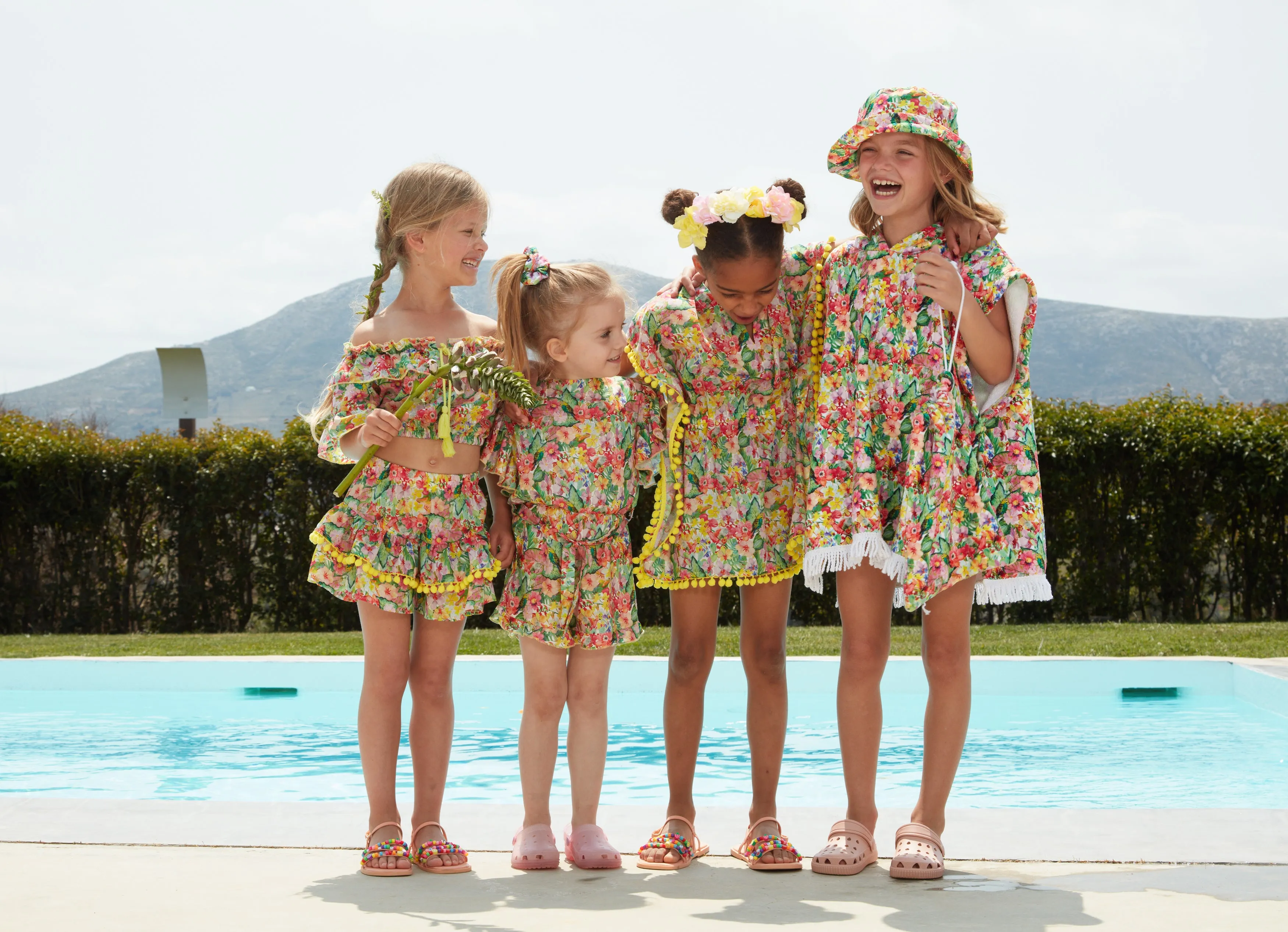 GIRL'S BUCKET HAT GARDEN