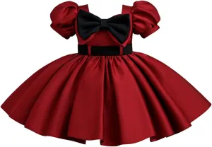 Girls Trendy Pageant Evening Gowns Wedding Part𝐲 Dresses Lanter𝐧 Sleeve Tulle Tutu Princess Dress with Belt