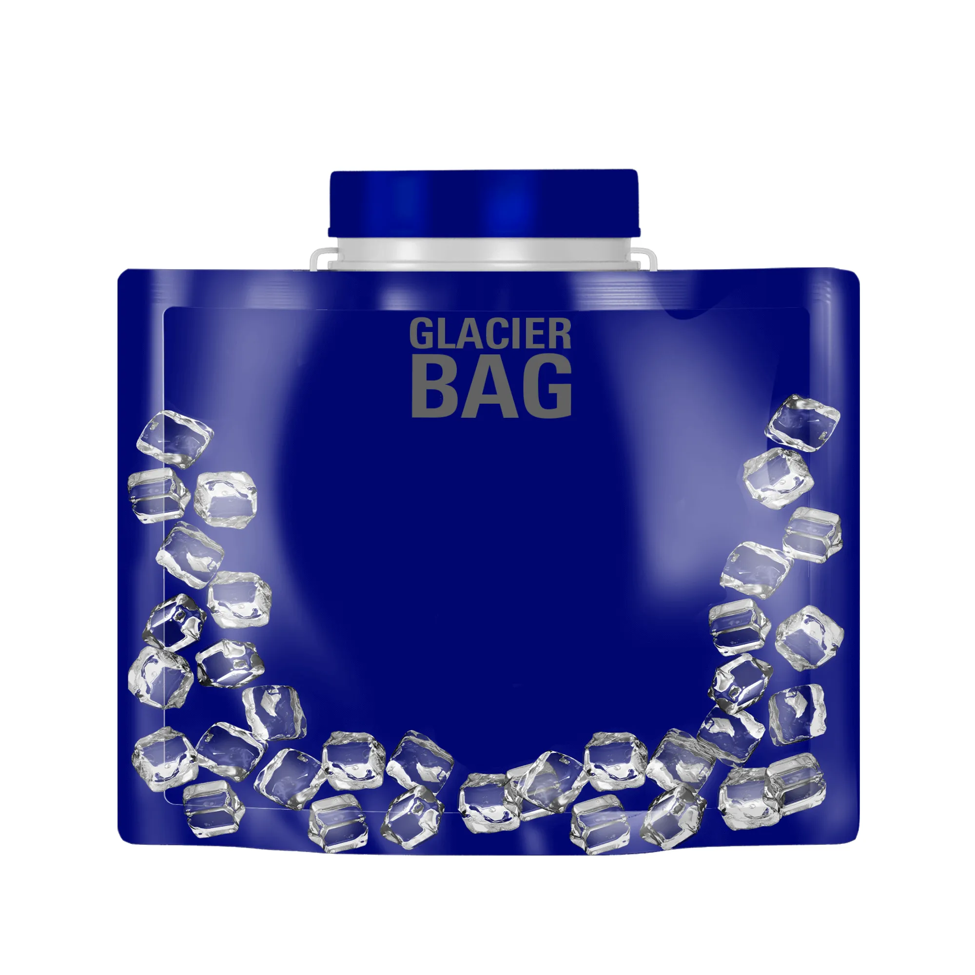 Glacier Bags $3 | Solution to Ice-Cold Beverages | (Case of 12)