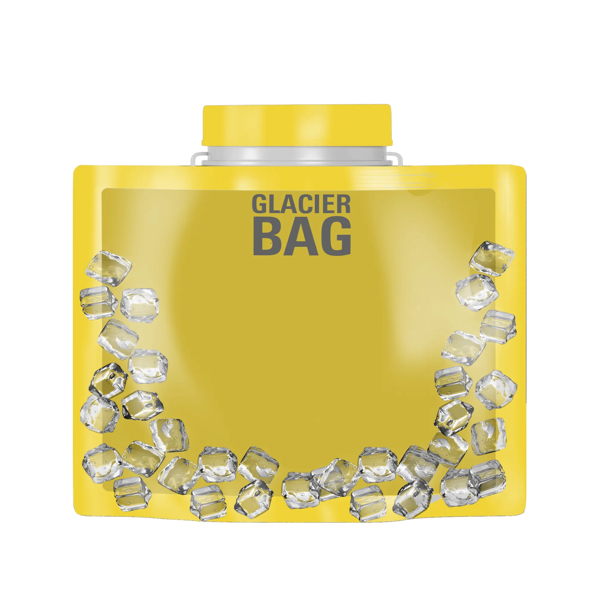 Glacier Bags $3 | Solution to Ice-Cold Beverages | (Case of 12)
