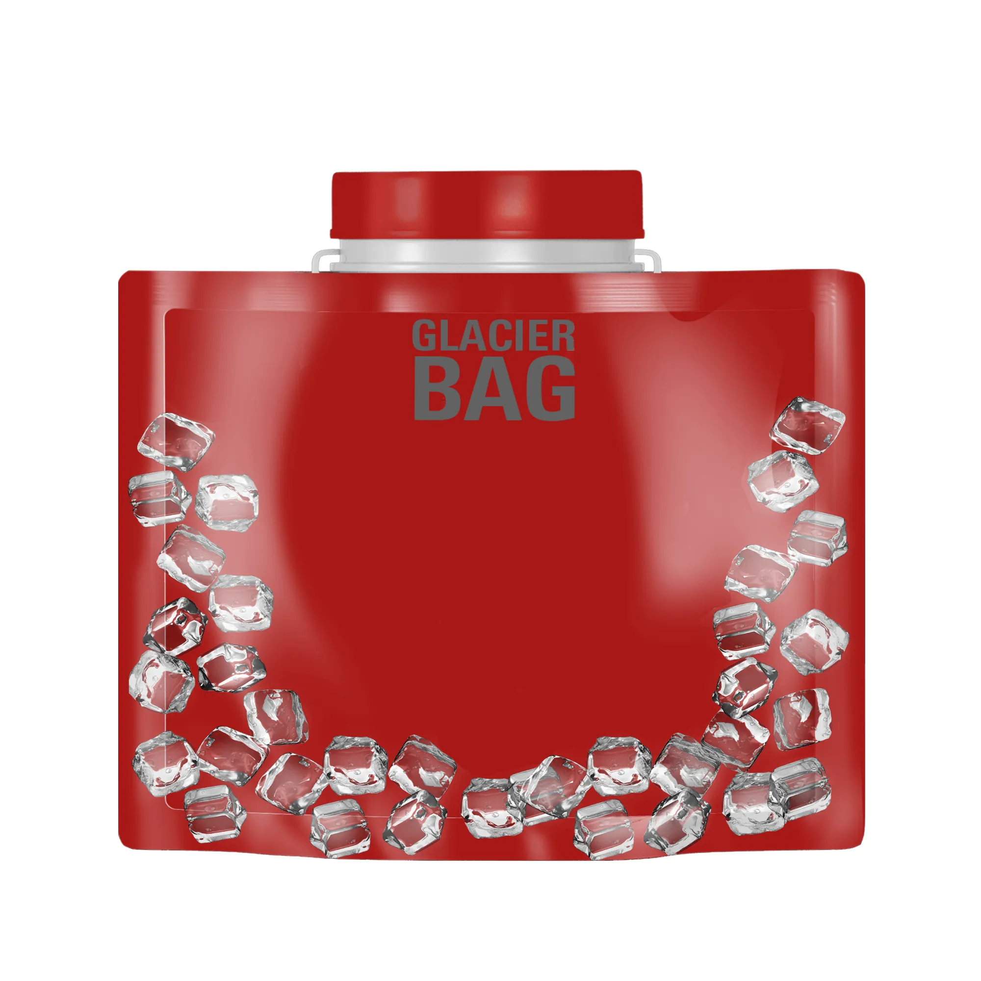 Glacier Bags $3 | Solution to Ice-Cold Beverages | (Case of 12)
