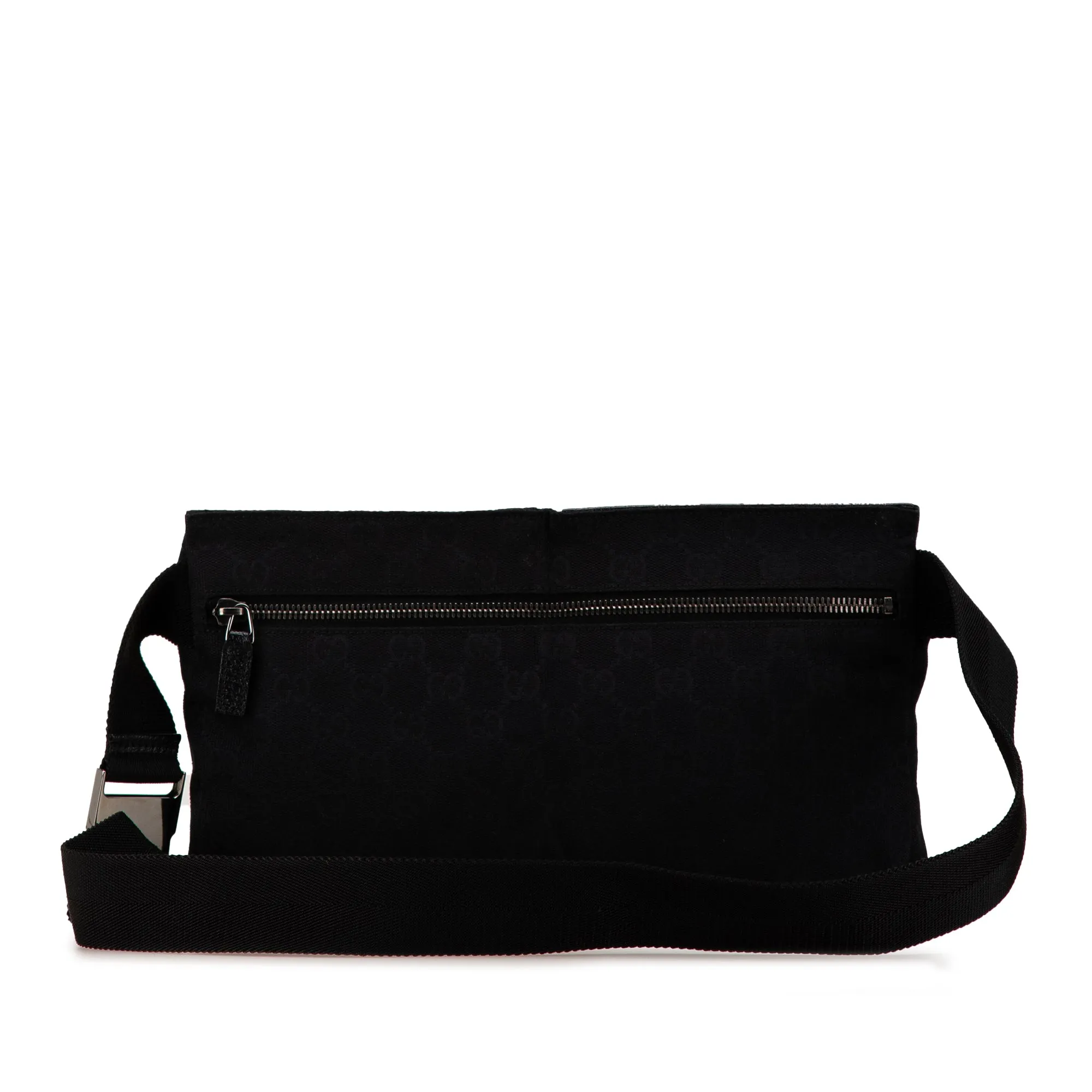 Gucci GG Canvas Double Pocket Belt Bag