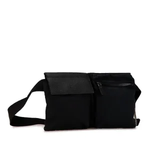 Gucci GG Canvas Double Pocket Belt Bag