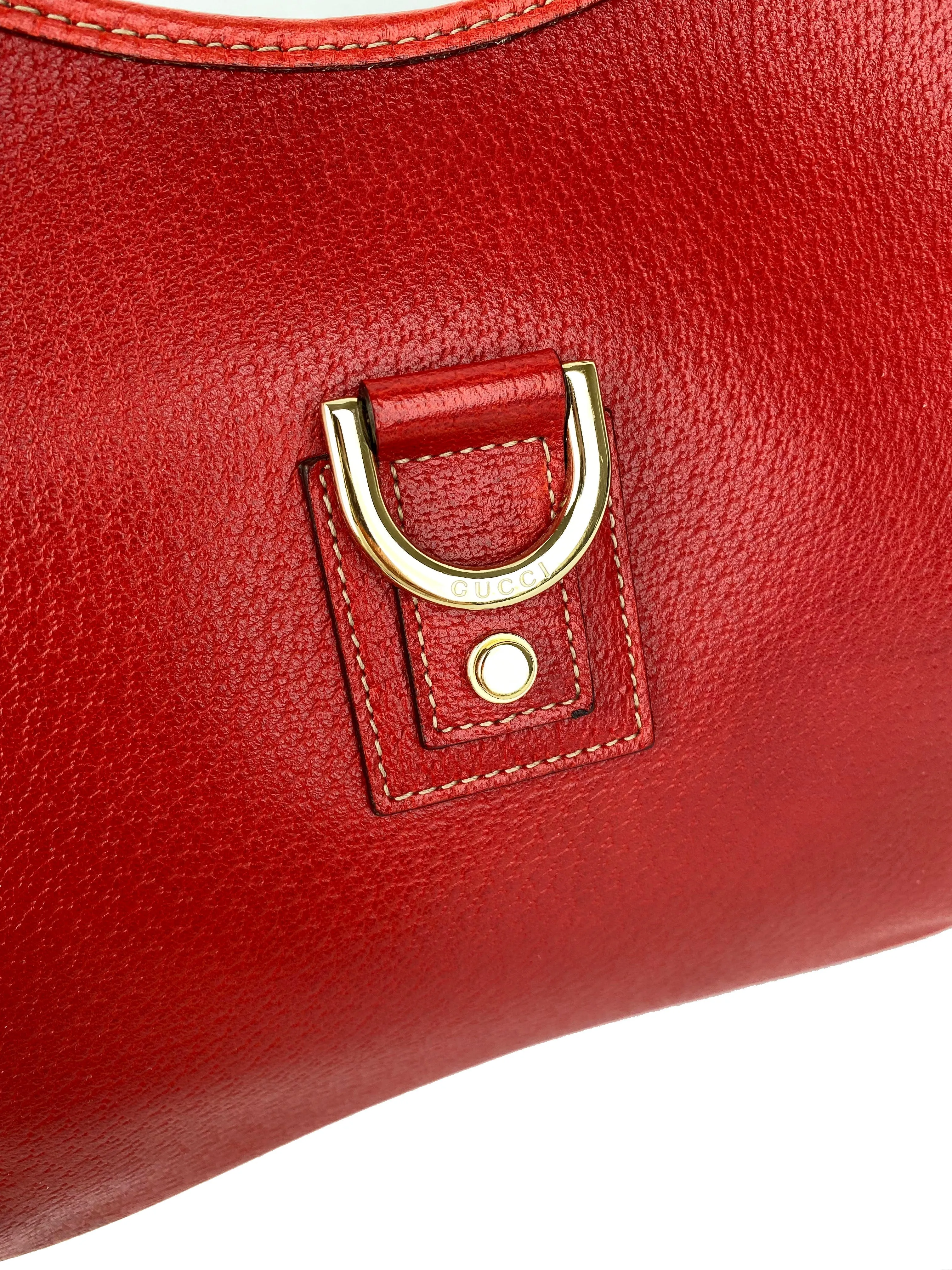 Gucci Vintage Red Black Friday sale Hobo Compatible Bag