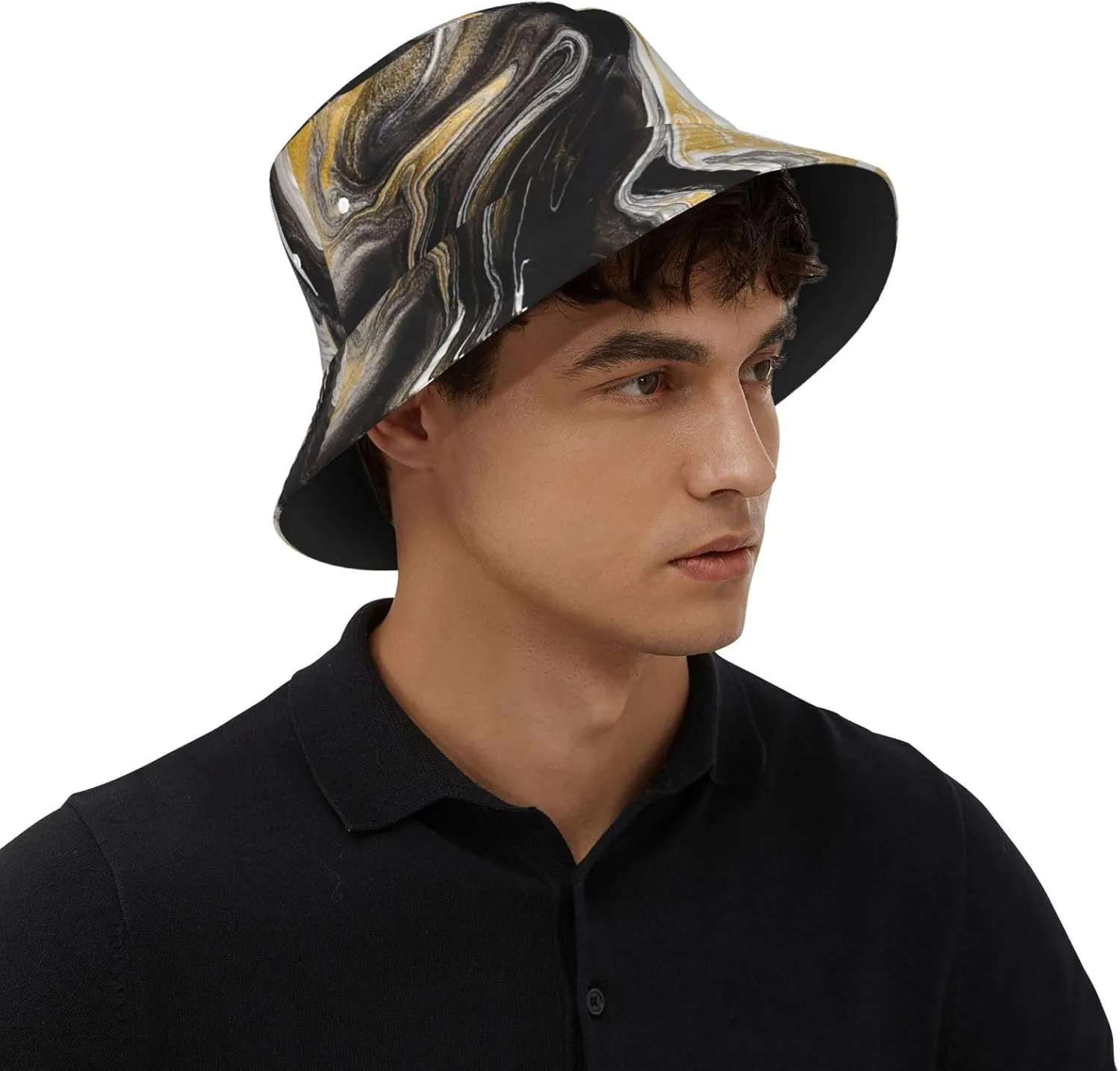 Gudetama Cute Bucket Hat Summer Sun Hat for Travel Beach Golf Fishing - Fashion Outdoor Fisherman Boonie for Men Women