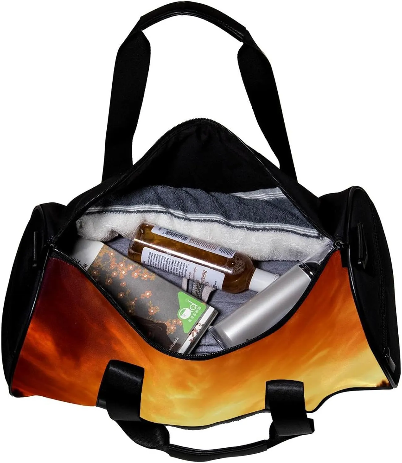 Gym Bags for Women,Duffle Bag for Travel,Baseball Hole and Sunset,Gym Bag for Men