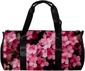Gym Bags for Women,Duffle Bag for Travel,Blooming Blossom Pink Flower,Gym Bag for Men, B8qj3inxkqdo, Hf2a8guuszel