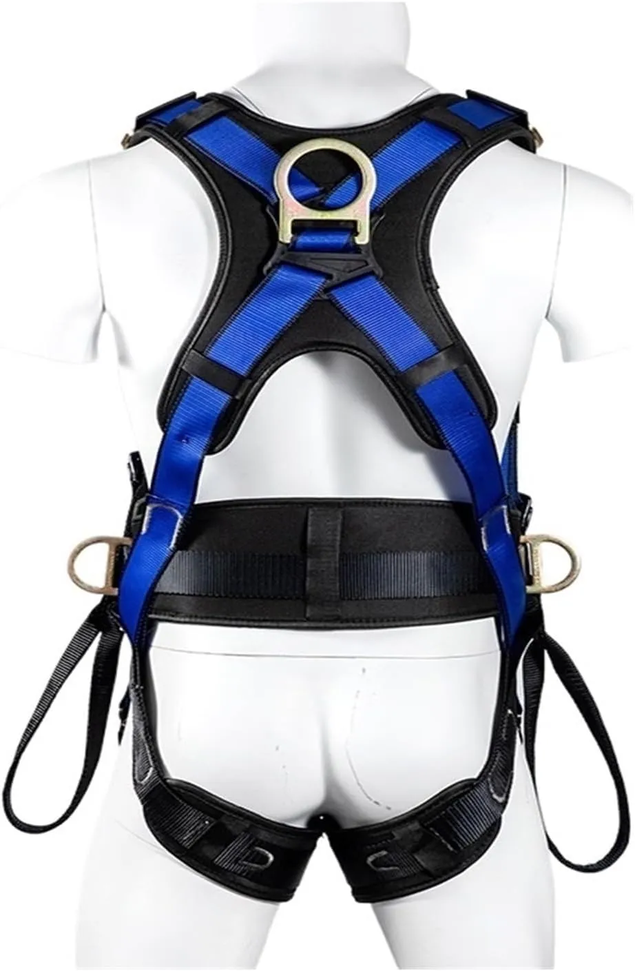Harness Aerial Work Rock Climbing Belt Polyester Material Hook Belt Safety(Silver)