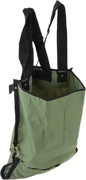 Harvest Apple Picking Bag,Fruit Picking Bag,Green Double Buckle 600D Oxford Cloth Adjustable Harvest Garden Apron Fruit Storage Apron Pouch for Outdoor Orchard
