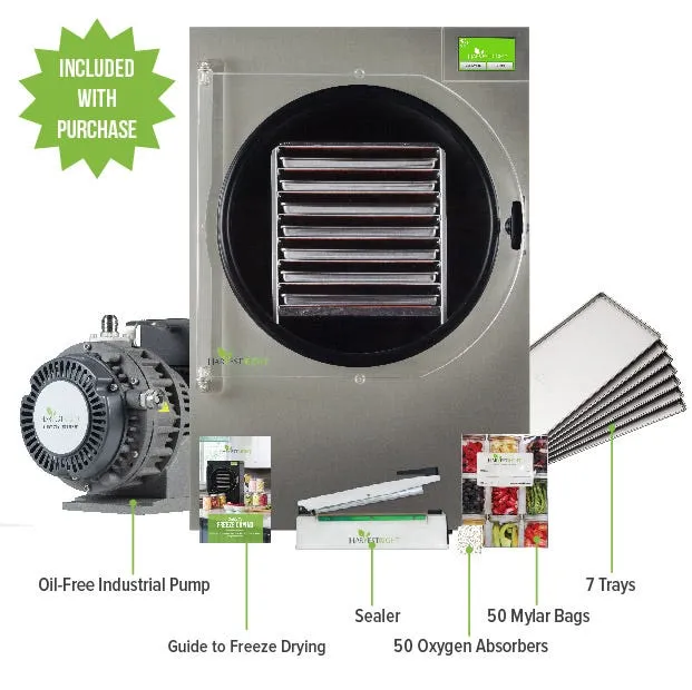 Harvest Right - X-LARGE Home Pro Freeze Dryer - Stainless Steel W/ Mylar Starter Kit