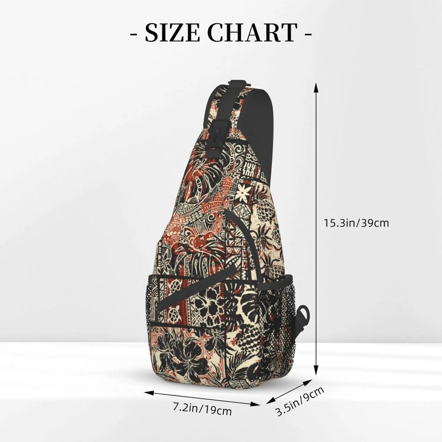 Hawaii Crossbody Bag Beach Shoulder Bag Backpack Hawaiian Sling Bag Chest Casual Daypack Bag for Hawaii