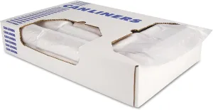 Heritage Bag Company Accufit Low-Density Can Liners, 23 Gal, 0.9 Mil, 28 x 45, Clear, 200 Count