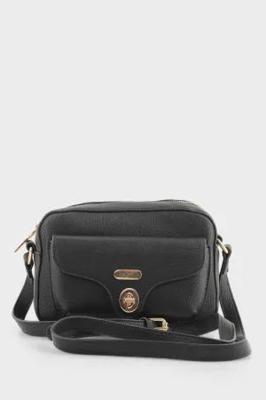 Hobo Hand Bags B15168-Black