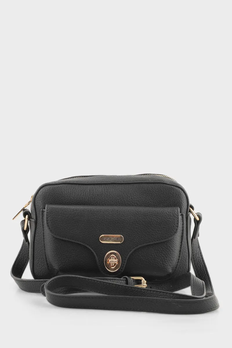 Hobo Hand Bags B15168-Black