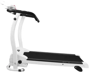 Home Fitness Treadmill Small Ultra-Quiet Shock-Absorbing Mini Slimming Folding Treadmill Indoor Sports Equipment Foldable Electric Treadmill Easy to Operate (Color (White 157x60x133cm)
