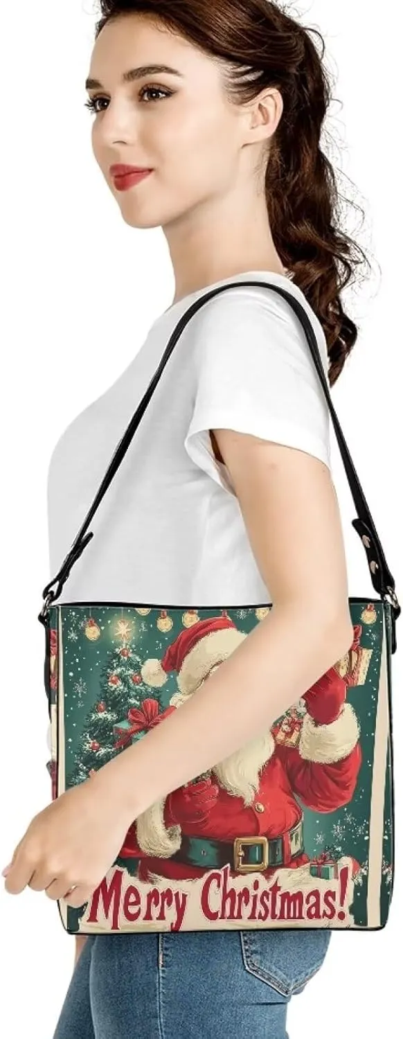 HUGS IDEA Hoho Bag for Women Crossbody Purse Leather Handbags Laides Shoulder Bags