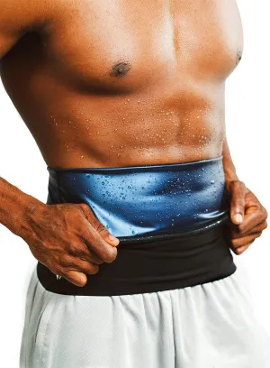 huiming Waist Trimmer for Men Sauna Belt, Neoprene-Free Waist Cincher, Sauna Slimming Belt Sauna Sweat Workout Shaper