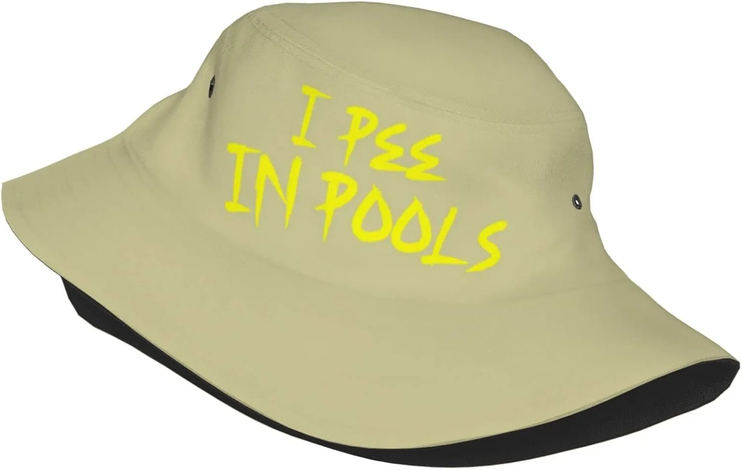 I Pee in Pools Bucket Hat Unisex,Funny Quote Humor Fisherman Cap Travel Beach Sun Hats for Outdoor Headwear